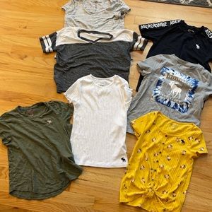 7 girls tshirts size 9-10